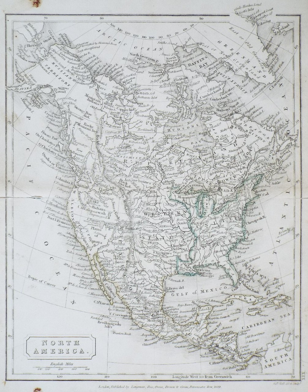 Map of North America